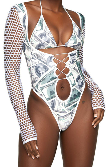 Benjamin Open Front Lace Up Bikini Top